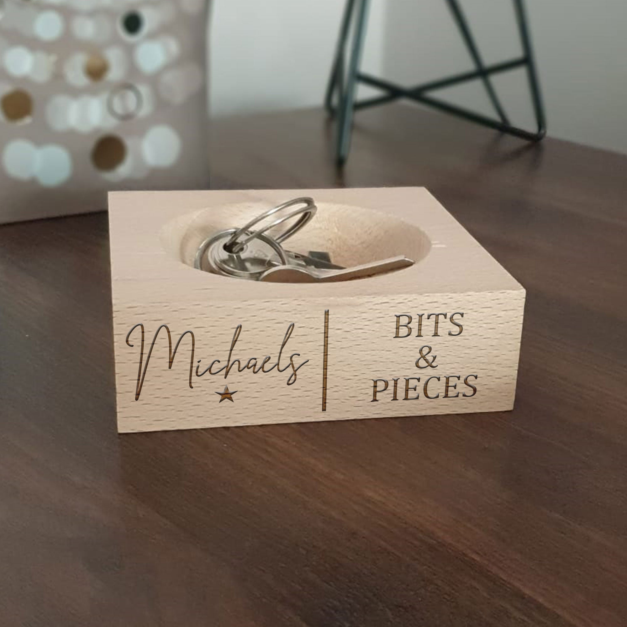 Personalised Bits & Pieces Coin/Key Tidy