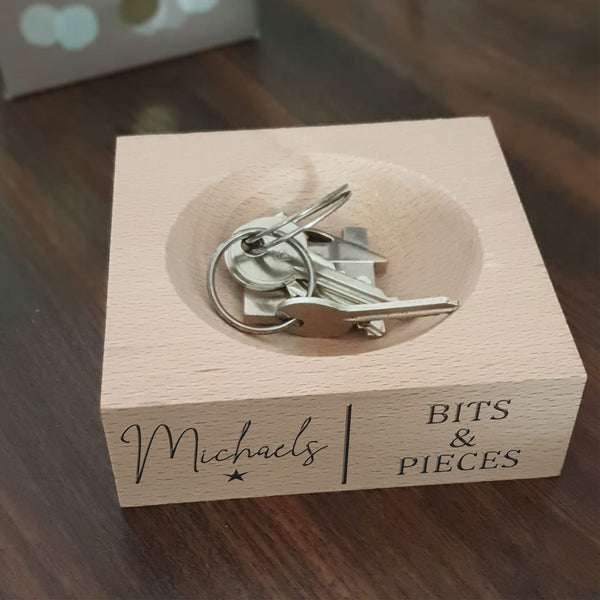 Personalised Bits & Pieces Coin/Key Tidy