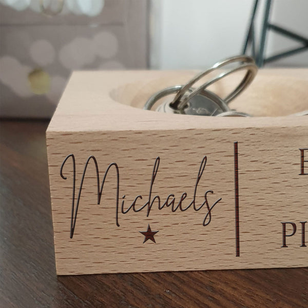 Personalised Bits & Pieces Coin/Key Tidy