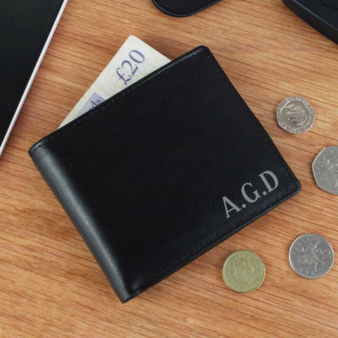 Personalised Initial Leather Wallet