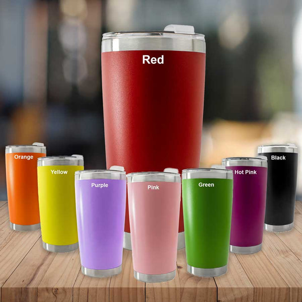 Personalised Engraved Thermal Travel Mug Named