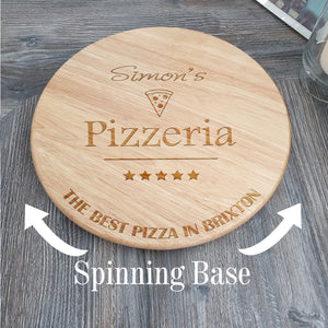 Lazy Susan Personalised Pizza Turntable