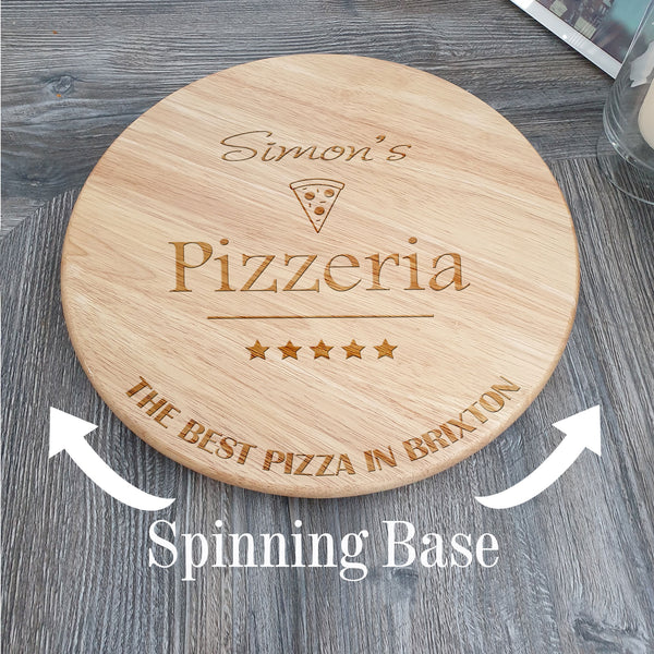 Lazy Susan Personalised Pizza Turntable