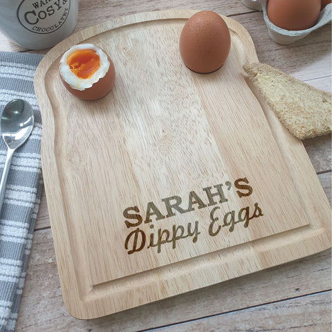 Dippy Eggs Personalised Toast Board