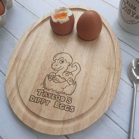 Personalised Hatching Dinosaur Egg Board