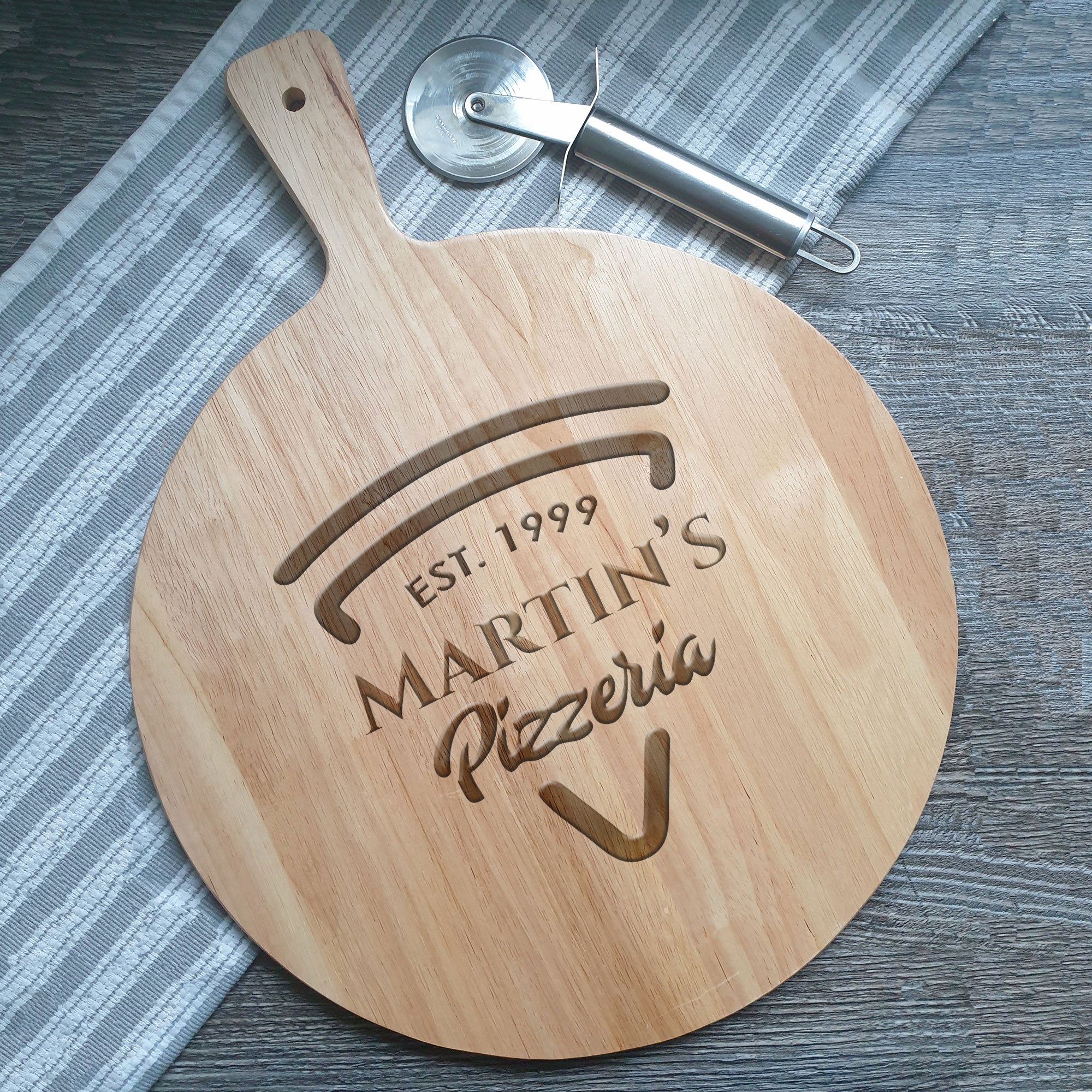 Personalised Pizza Slice Paddle