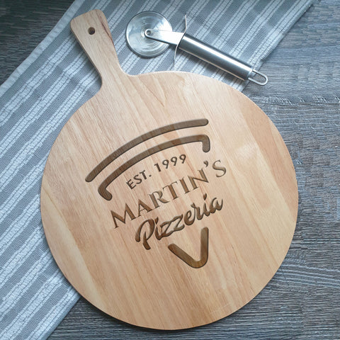 Personalised Pizza Slice Paddle