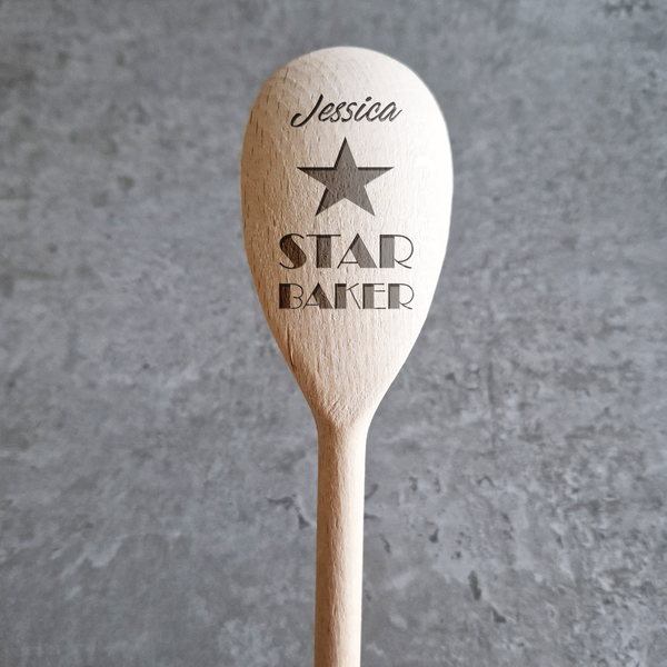 Star Baker Personalised Spoon