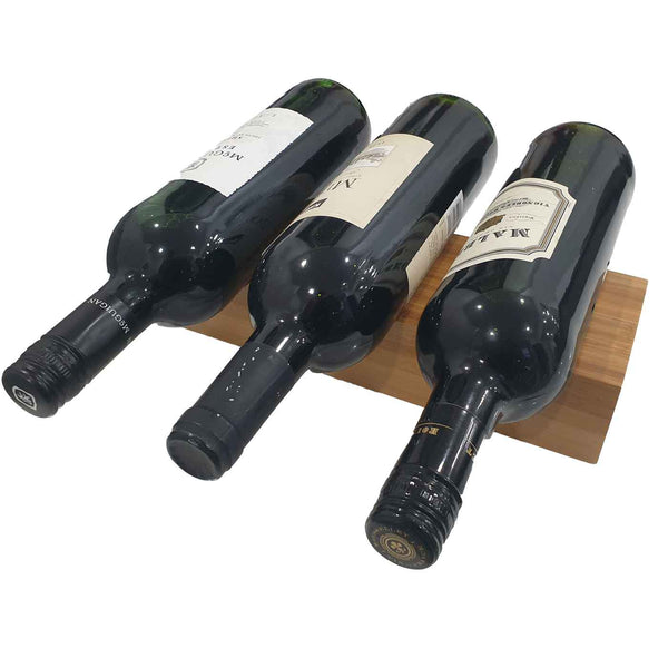 Personalised Solid Bamboo Wine O'Clock Wine Bottle Holder